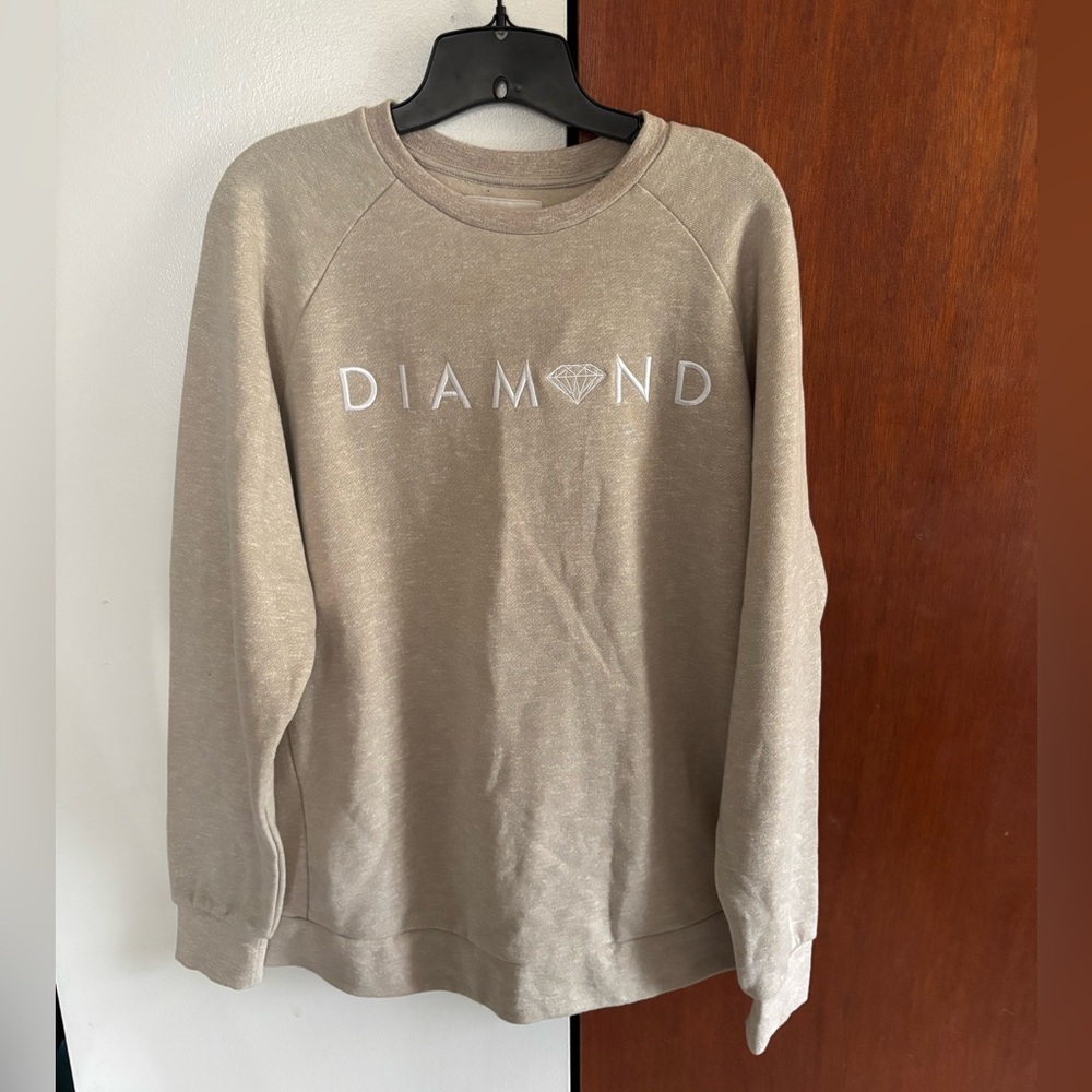 Diamond Supply Co. Beige Crewneck